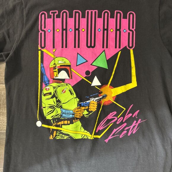 Star Wars Boba Fett Graphic T Shirt Size Medium - Picture 4 of 8